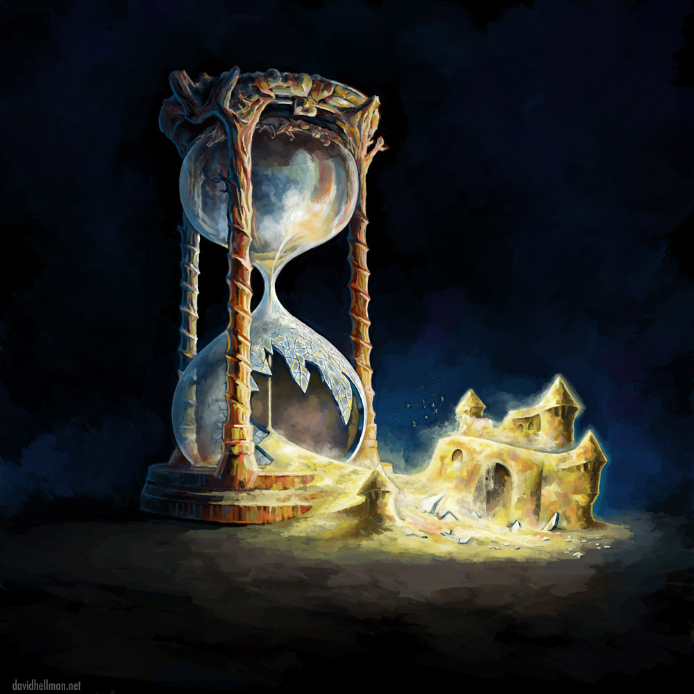 Hourglass icon.